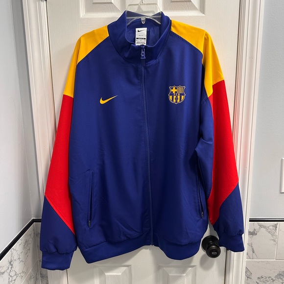 Nike Other - Barcelona Nike 2023/24 Drac Pack Strike Anthem Full-Zip Jacket - Royal